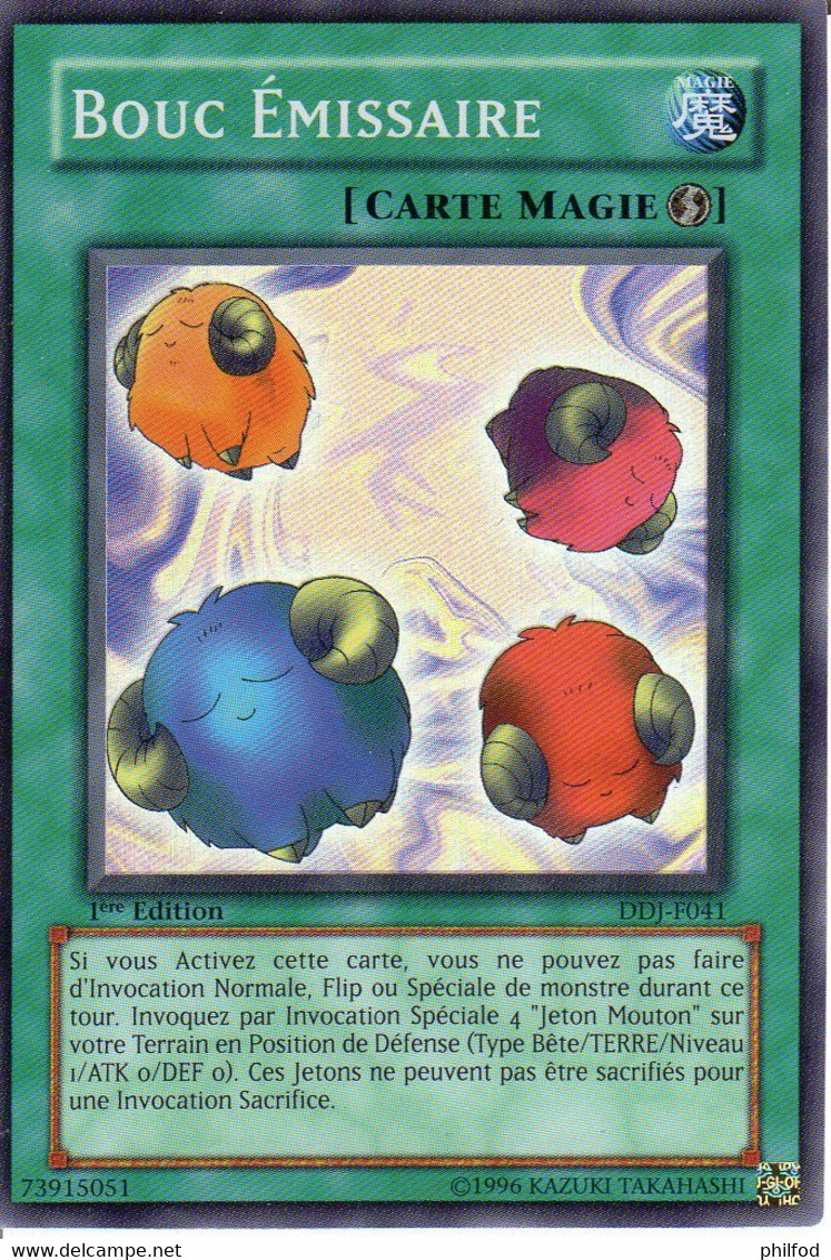 Bouc Emissaire - DDJ-F041 - 1ere Edition - Yu-Gi-Oh