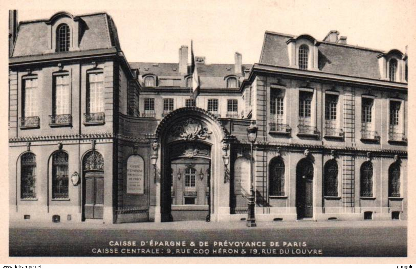 CPA - Caisse D'Epargne & De Prévoyance De PARIS - Siège ... - Banques