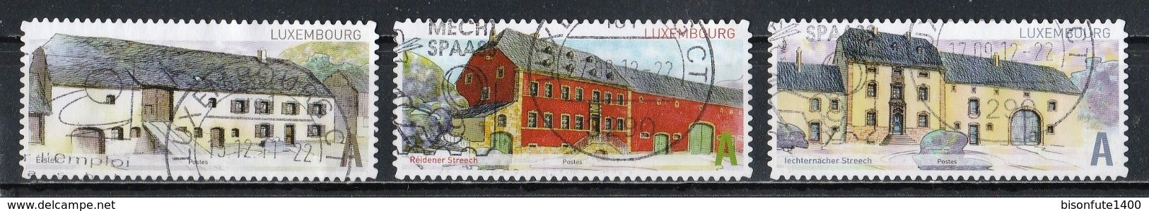 Luxembourg 2011 : Timbres Yvert & Tellier N° 1870 - 1871 - 1872 Et 1873 Oblitérés. - Gebraucht