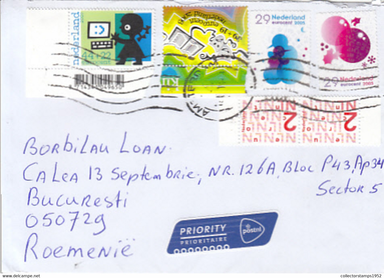 91775- FINE STAMPS ON COVER, 2019, NETHERLANDS - Covers & Documents