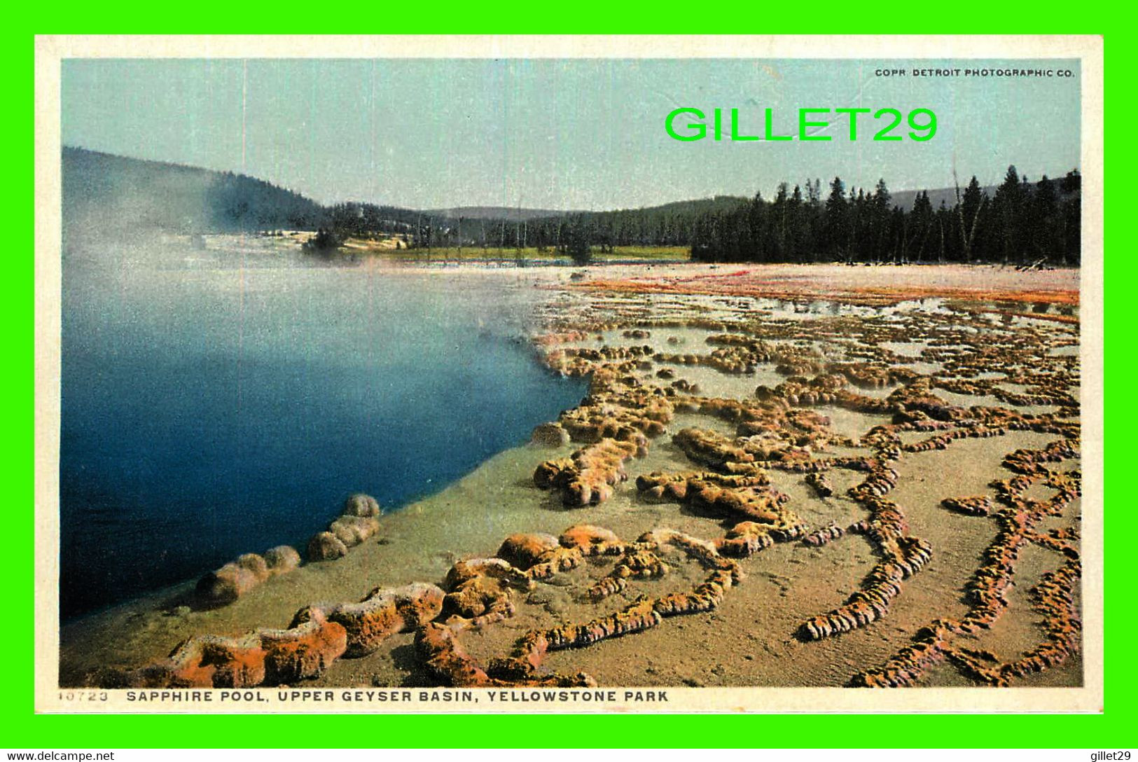 YELLOWSTONE, WY - SAPPHIRE POOL, UPPER GEYSER BASIN - YELLOWSTONE PARK - PHOSTINT - - Yellowstone