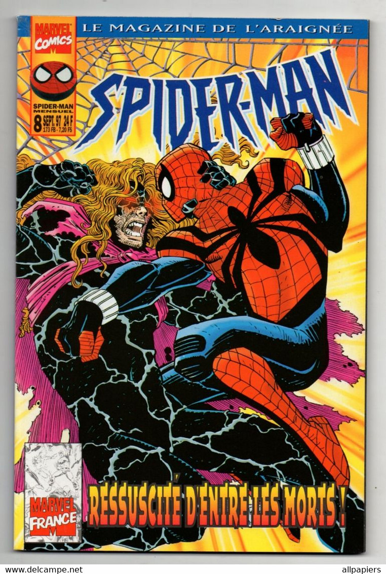Spider-Man N°8 Rescussité D'entre Les Morts - La Chasse Au Crime - Les Vestiges Du Jour - Le Style Au Parker De 1997 - Spiderman