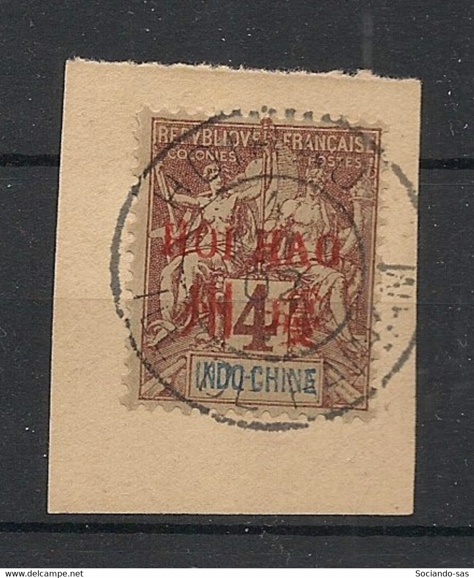 Hoi Hao - 1901 - N°Yv. 1 à 5 - Type Groupe - 4c Lilas - Oblitéré Sur Fragment / Used - Used Stamps