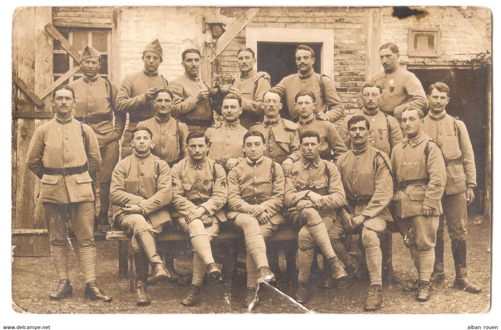 CPP 284 - CARTE PHOTO - MILITARIA - 131e Régiment D'Infanterie D'Orléans, à Venette Pres De Compiegne - Venette