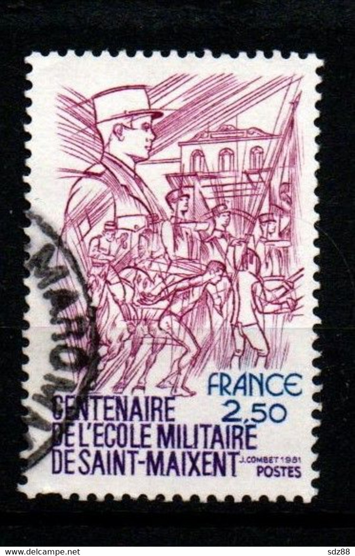 France 1981  YT 2140 Centenaire De L'école Militaire De Saint Maixent Militaria Armée - Autres & Non Classés