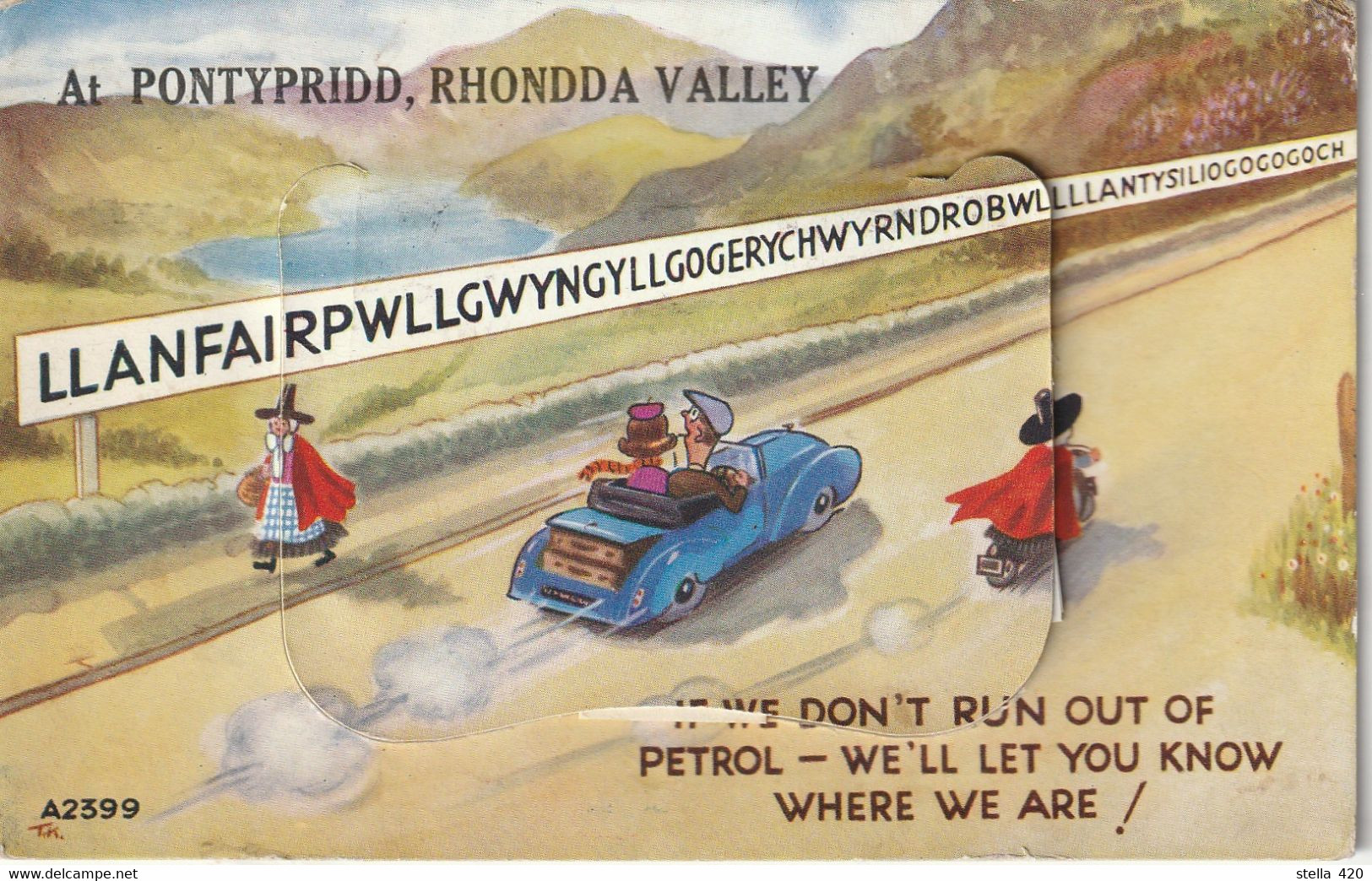 At Pontypridd Rhondda Valley   Carte  A Systeme - Cardiganshire