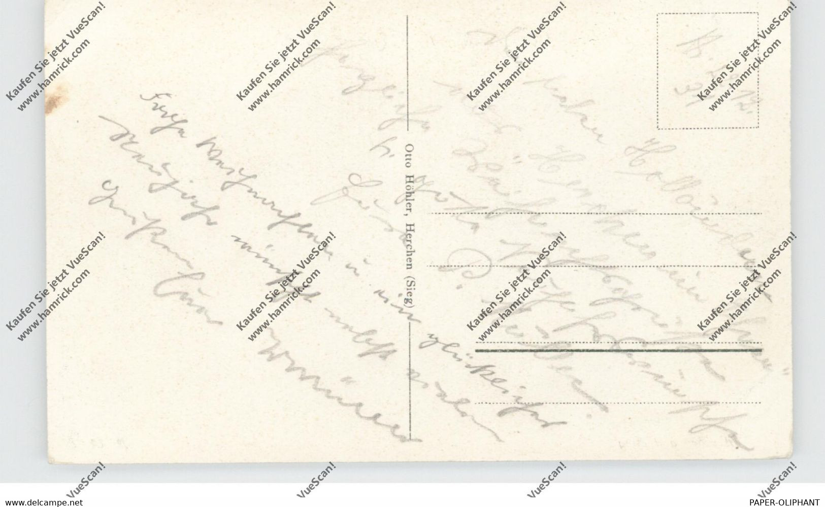 5227 WINDECK - HERCHEN Im Schnee, Neujahrskarte, 1931 - Windeck