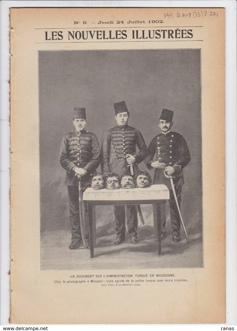 Revue Les Nouvelles Illustrées  N° 9 De 1902 Turquie Macédoine Bulgarie Arménie - Andere & Zonder Classificatie