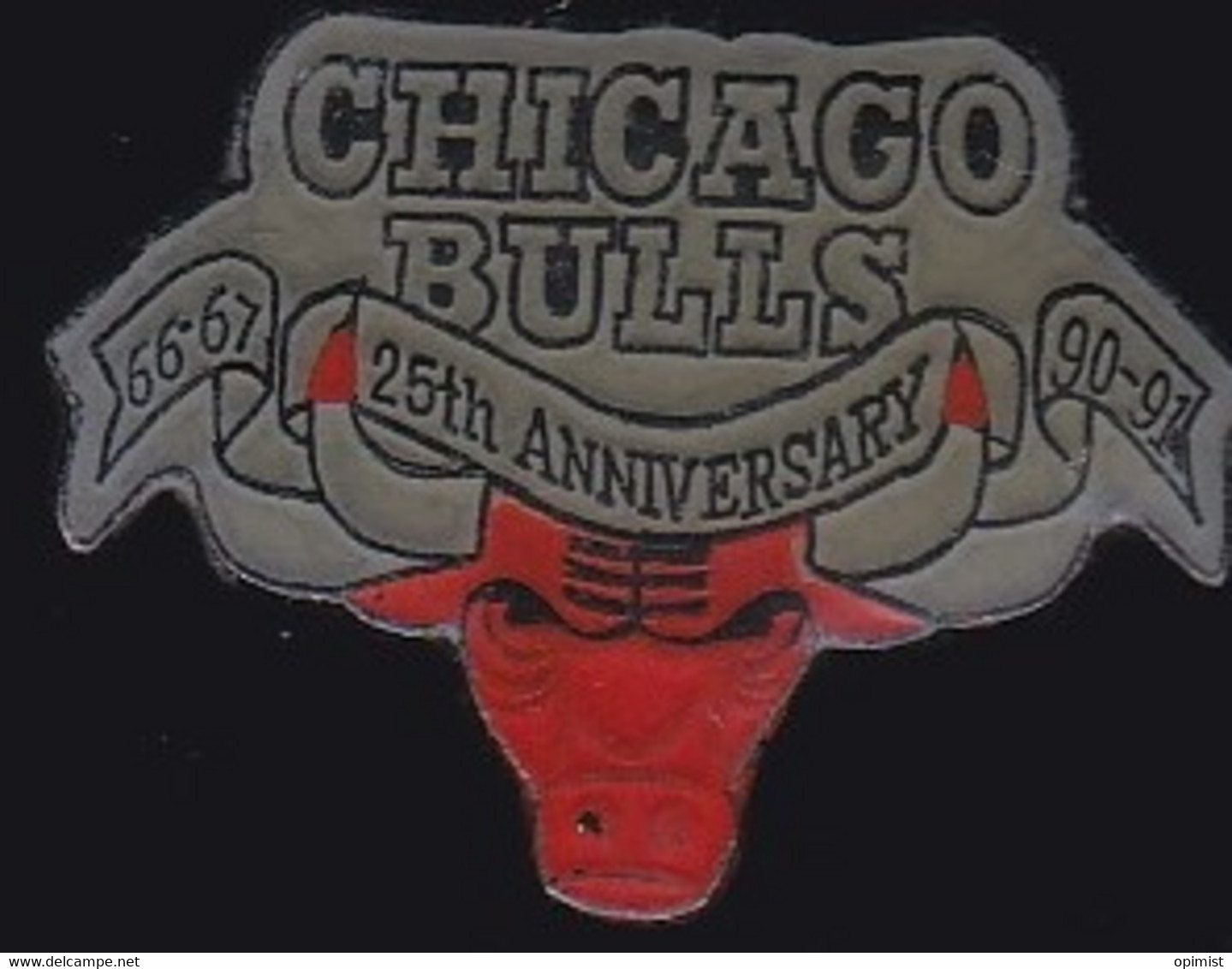 68227- Pin's.Les Bulls De Chicago Sont Une Franchise Professionnelle De Basketball - Basketball