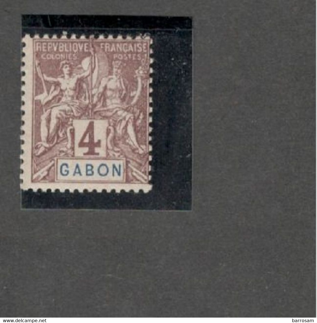 GABON....1904: Yvert18 Mlh* - Other & Unclassified