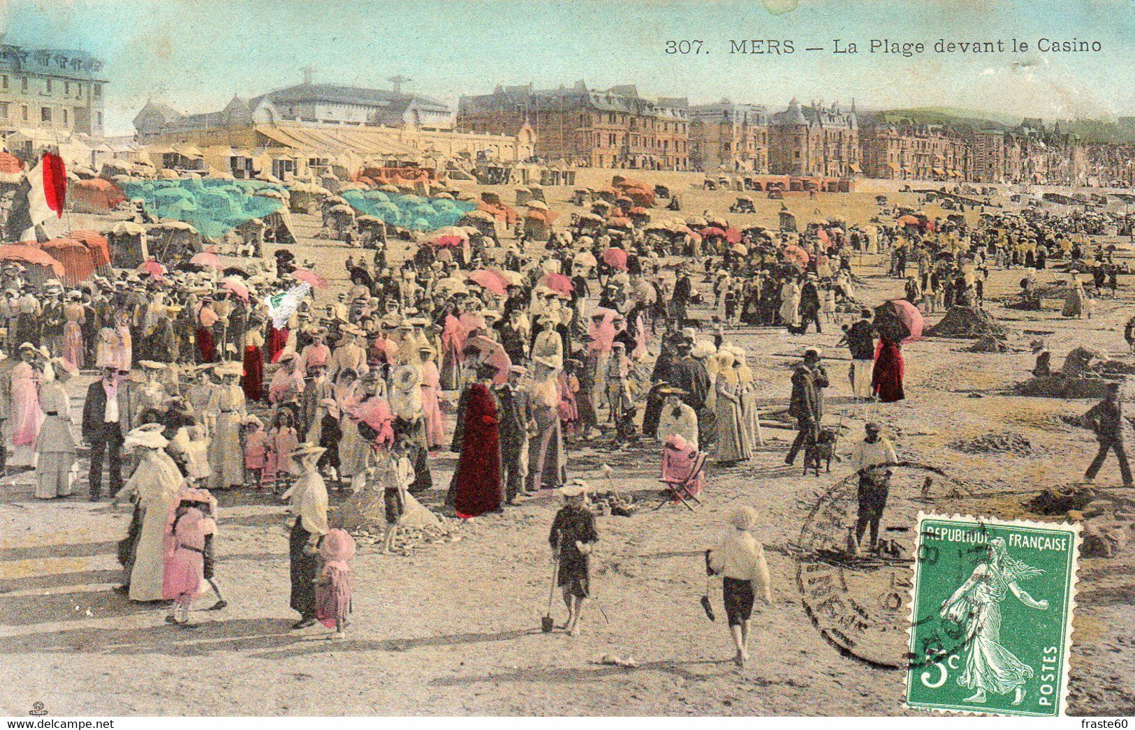 ~ Mers - La Plage Devant Le Casino - Mers Les Bains