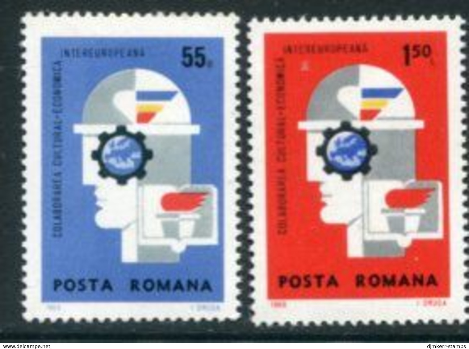 ROMANIA 1969 INTEREUROPA MNH / **  Michel 2764-65 - Nuovi