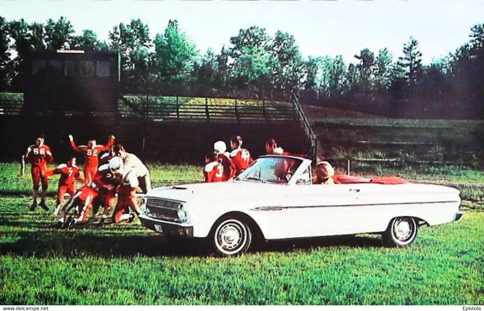 ► FORD  Falcon Convertible  & American Football  -  For Us Local Dealer Car 1963 - Altri & Non Classificati