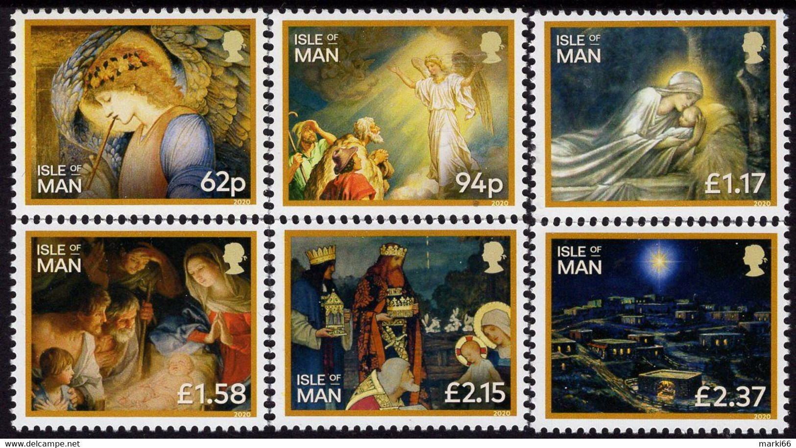Isle Of Man - 2020 - Christmas - The Story Of Nativity - Mint Stamp Set - Isle Of Man
