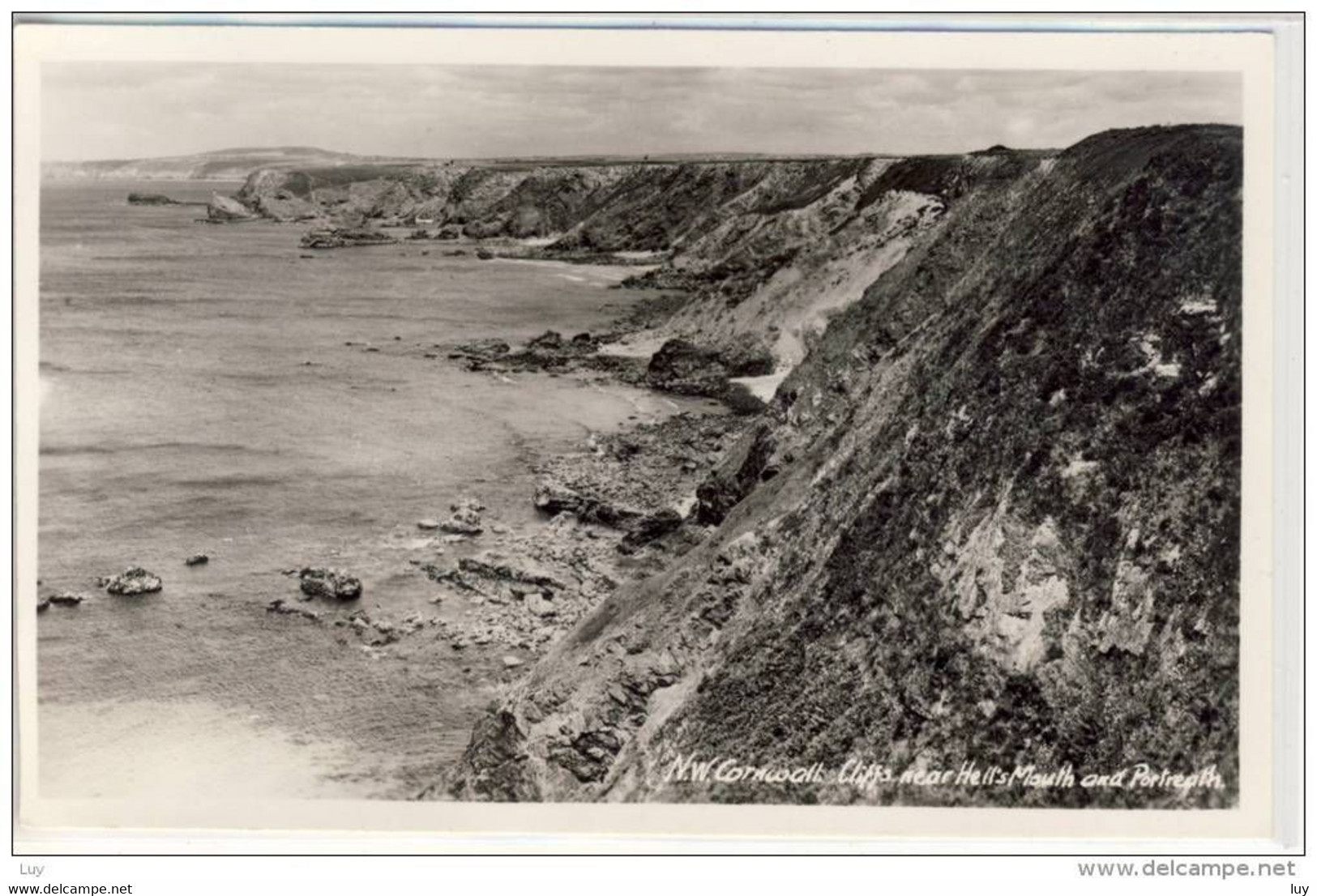N.W.  CORNWALL - Cliffs Near Hell's Mouth And Portreath - St.Ives