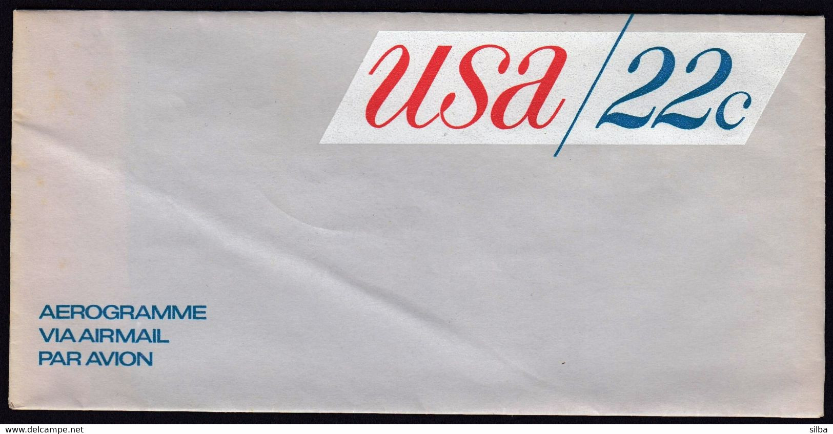 USA United States / Air Mail Aerogramme 22c / Postal Stationery - Sonstige & Ohne Zuordnung