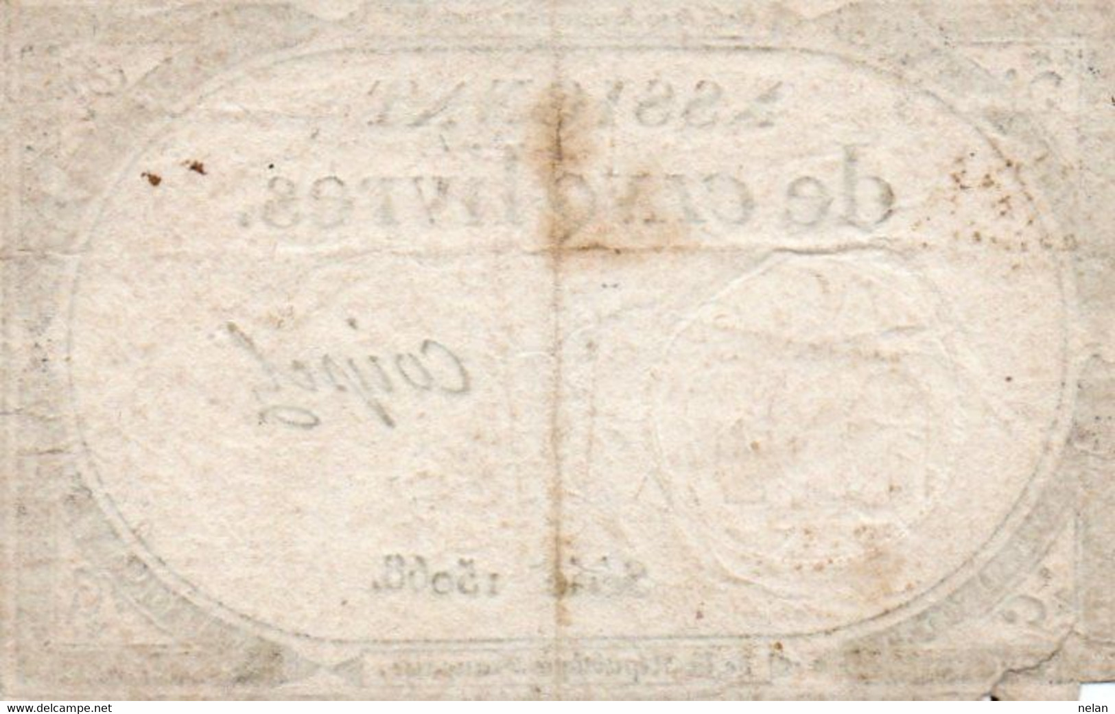 FRANCIA  ASSIGNAT 5 LIVRES 1793 P-A-76 - ...-1889 Anciens Francs Circulés Au XIXème