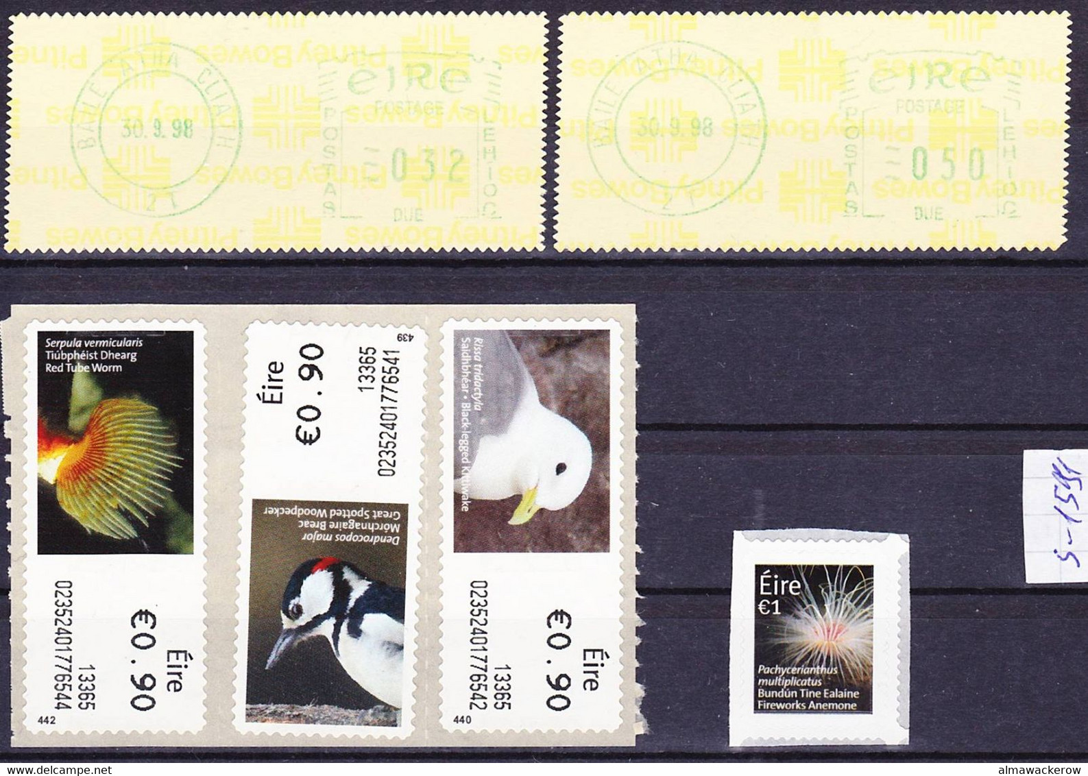 Ireland 1998-200 Lot Of Atm Stamps MNH ** - Affrancature Meccaniche/Frama