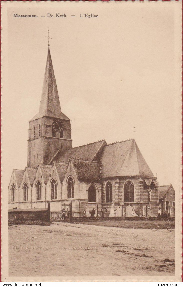 Massemen De Kerk Wetteren Sint-Martinuskerk ZELDZAAM (In Zeer Goede Staat) - Wetteren