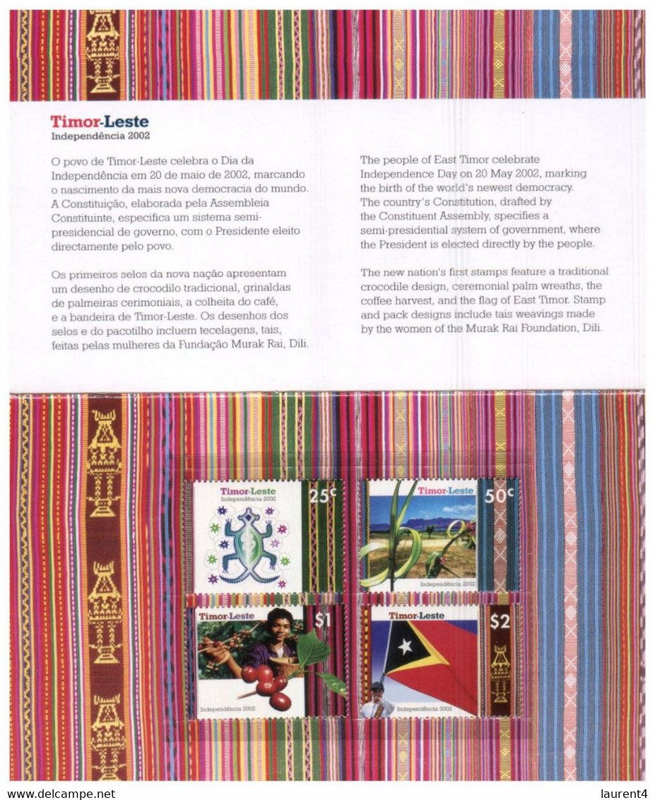 (X 6) Presentation Pack - Australia Timor Leste (pack Prepare By Australia Post) - Osttimor
