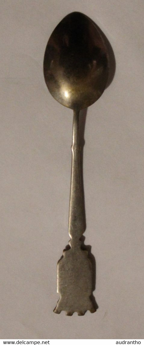 Petite Cuillère En Métal Argenté Augis Pornichet Blason - Spoons