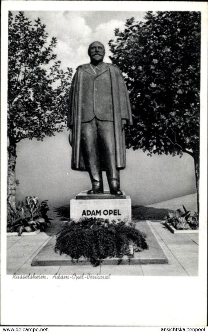 CPA Rüsselsheim, Adam Opel Denkmal - Otros & Sin Clasificación