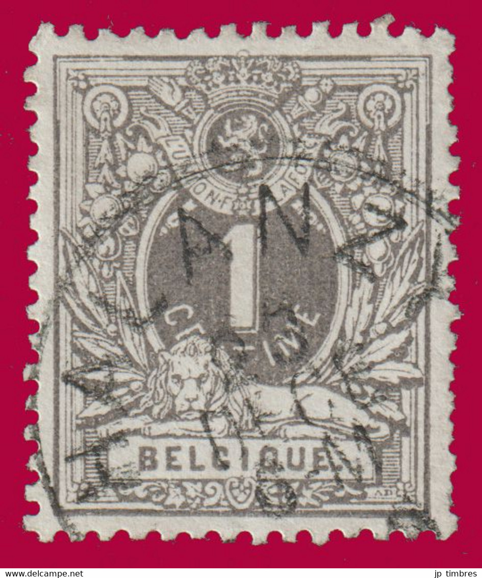 COB N° 43 -Belle Oblitération "HALANZY" - 1869-1888 Leone Coricato