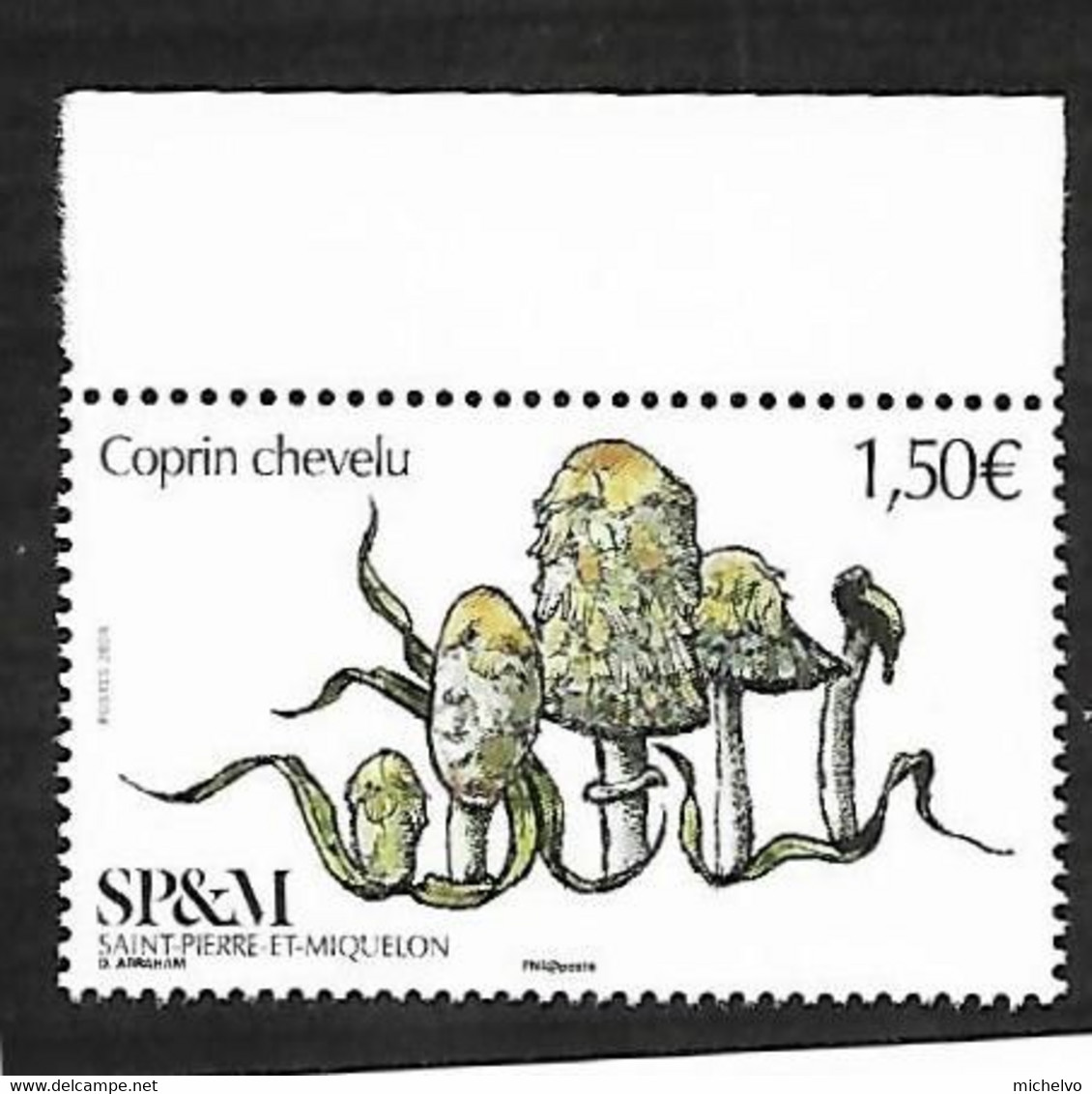 SP & M 2020 - Yv N° 1247 ** - Coprin Chevelu - Unused Stamps