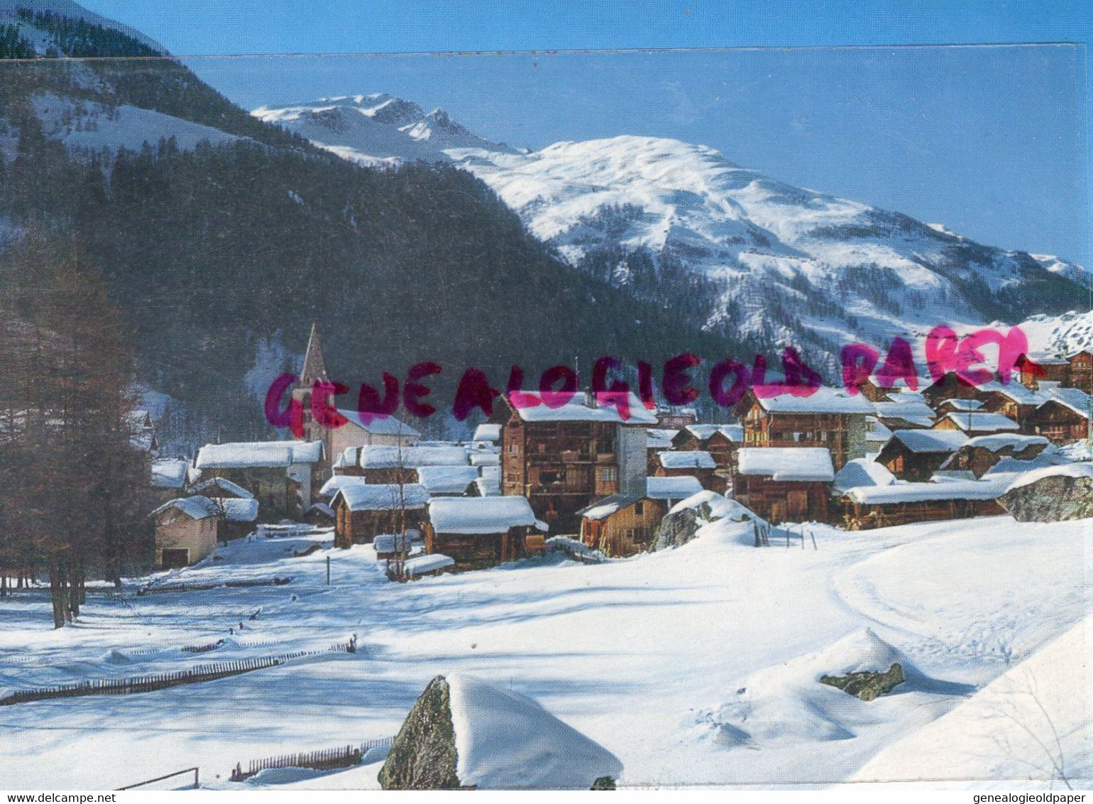 SUISSE - EVOLENE- STATION -  VALAIS- EDITEUR DARBELLAY MARTIGNY - Evolène