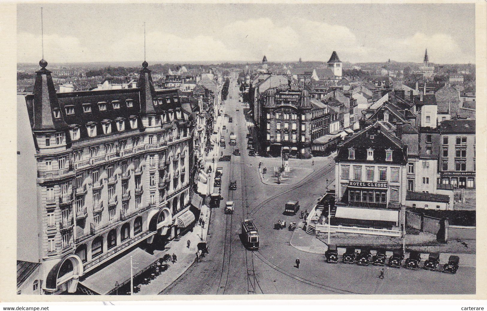 LUXEMBOURG,CARTE POSTALE ANCIENNE,HOTEL CLESSE - Luxemburg - Town