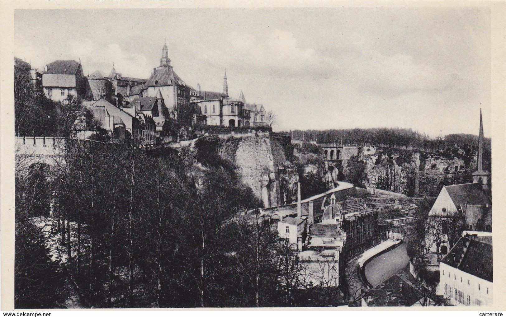 LUXEMBOURG,CARTE POSTALE ANCIENNE - Luxemburg - Town