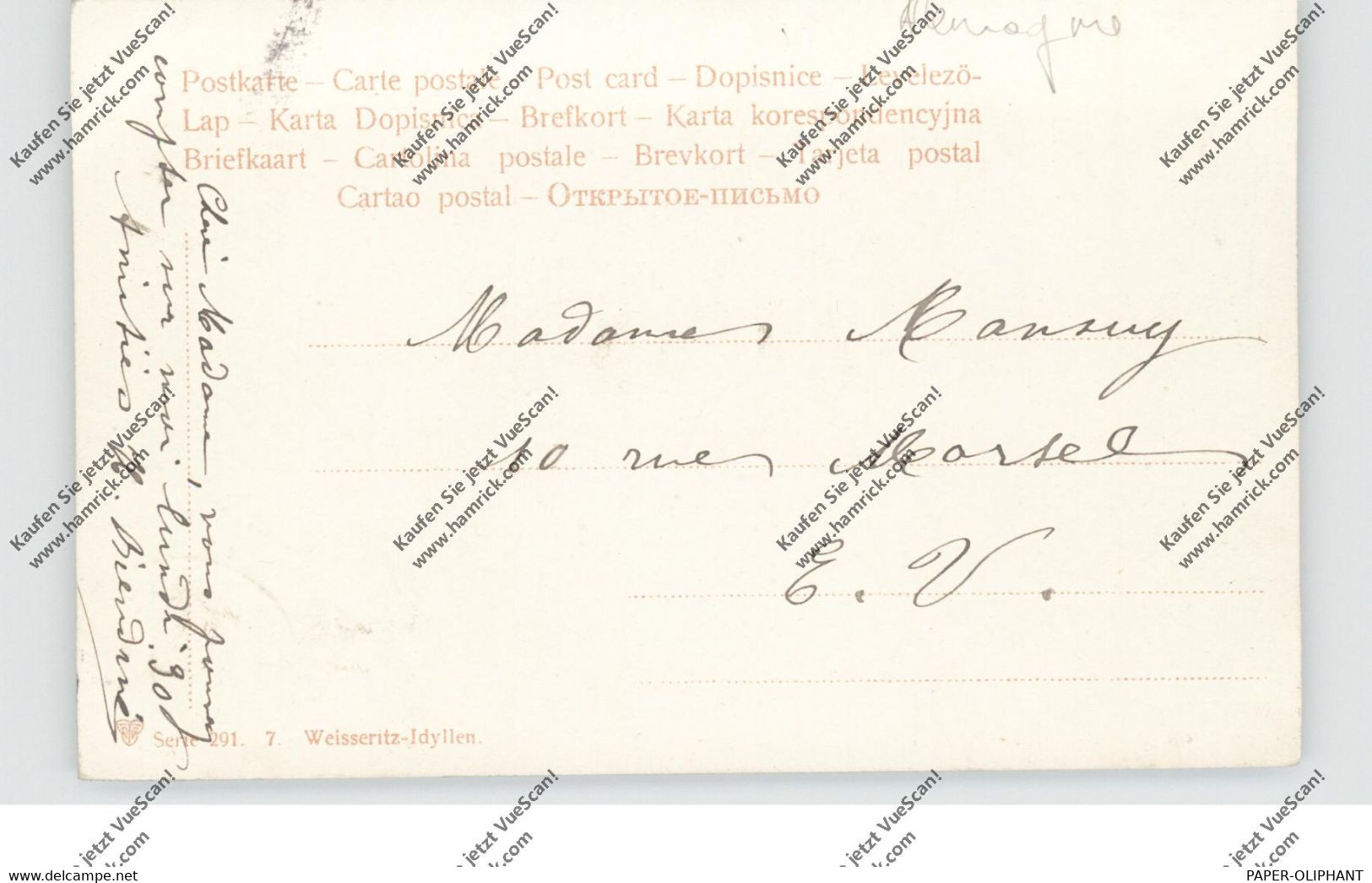 0-8210 FREITAL, Weisseritz Idyllen, 1906 - Freital