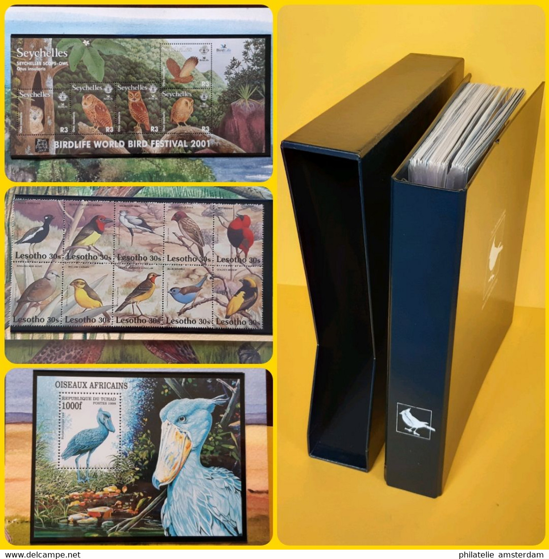 START 1 EURO: THE INTERNATIONAL BIRDLIFE STAMP COLLECTION: MNH Collection In Illustrated Album With Dust Cover - Sammlungen (im Alben)