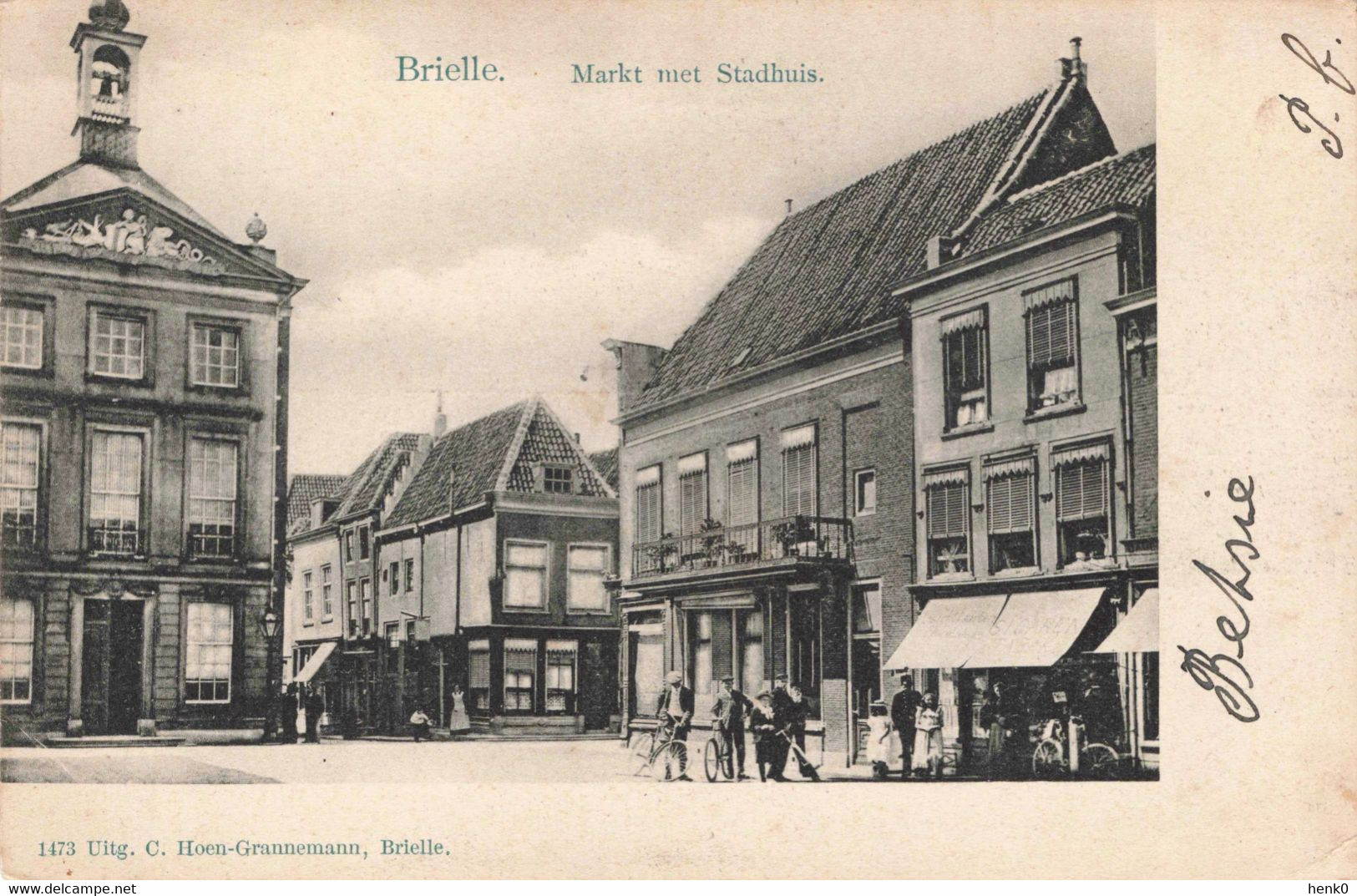 Brielle Markt Met Stadhuis VN1985 - Brielle