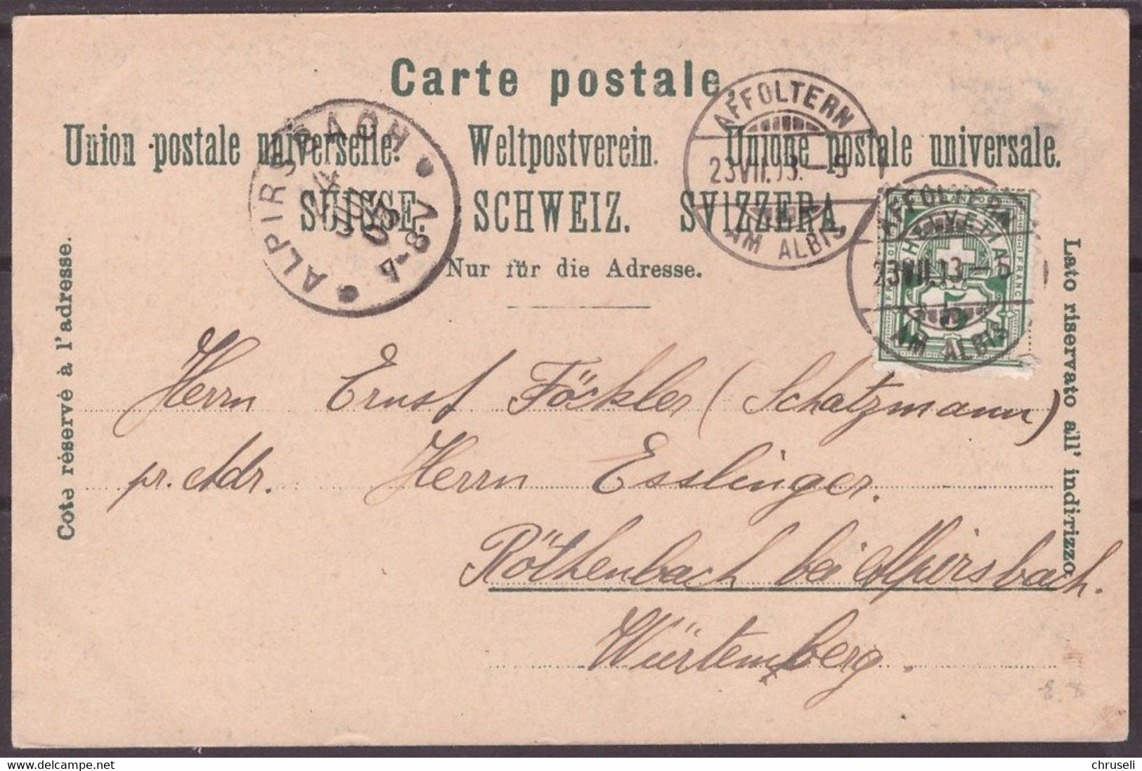 Affoltern A. Albis Litho - Affoltern