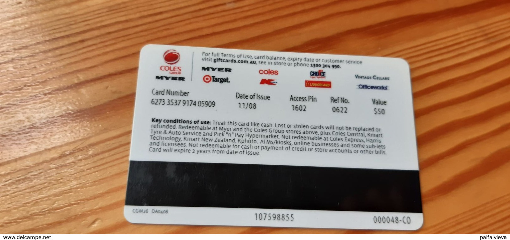 target gift card balance australia