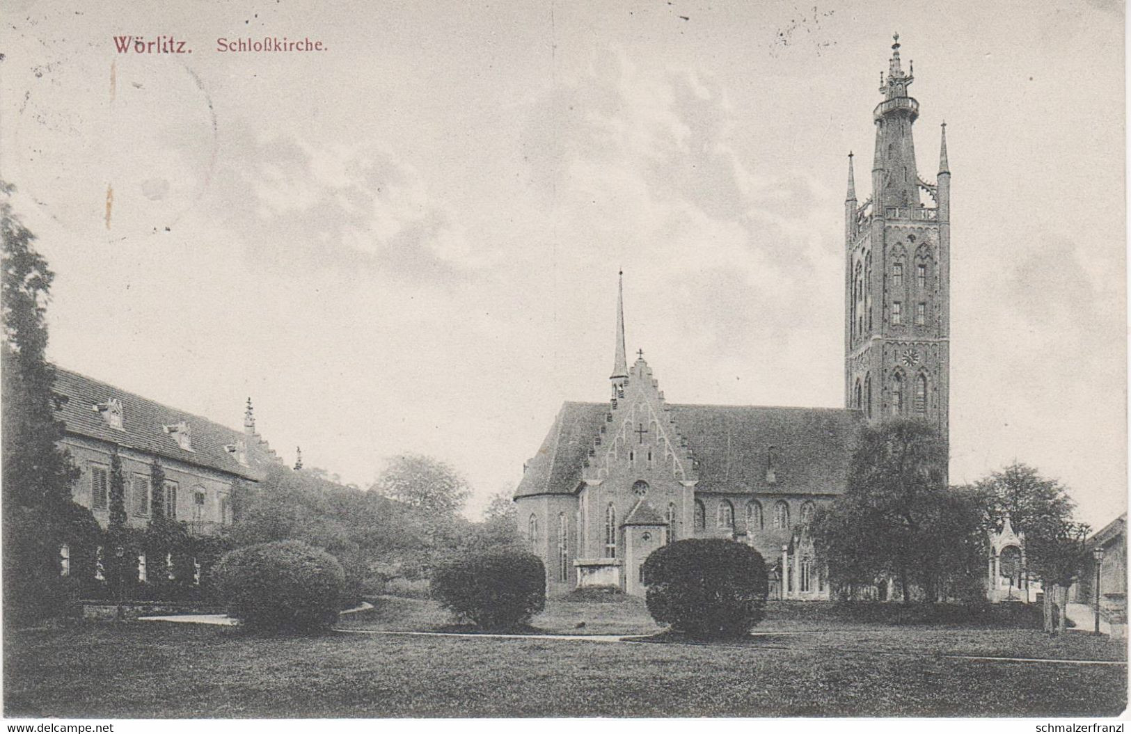 AK Wörlitzer Park Kirche A Wörlitz Griesen Horstdorf Coswig Vockerode Oranienbaum Dessau Roßlau Wittenberg Edderitz - Coswig