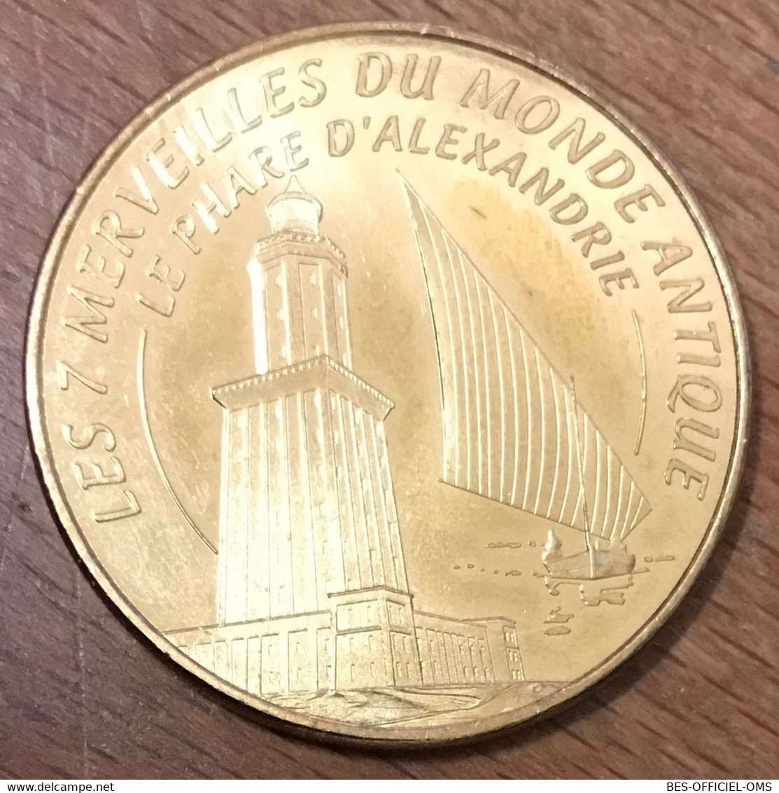 13 AUBAGNE PHARE D'ALEXANDRIE MDP 2014 MEDAILLE MONNAIE DE PARIS JETON TOURISTIQUE MEDALS COINS TOKENS - 2014