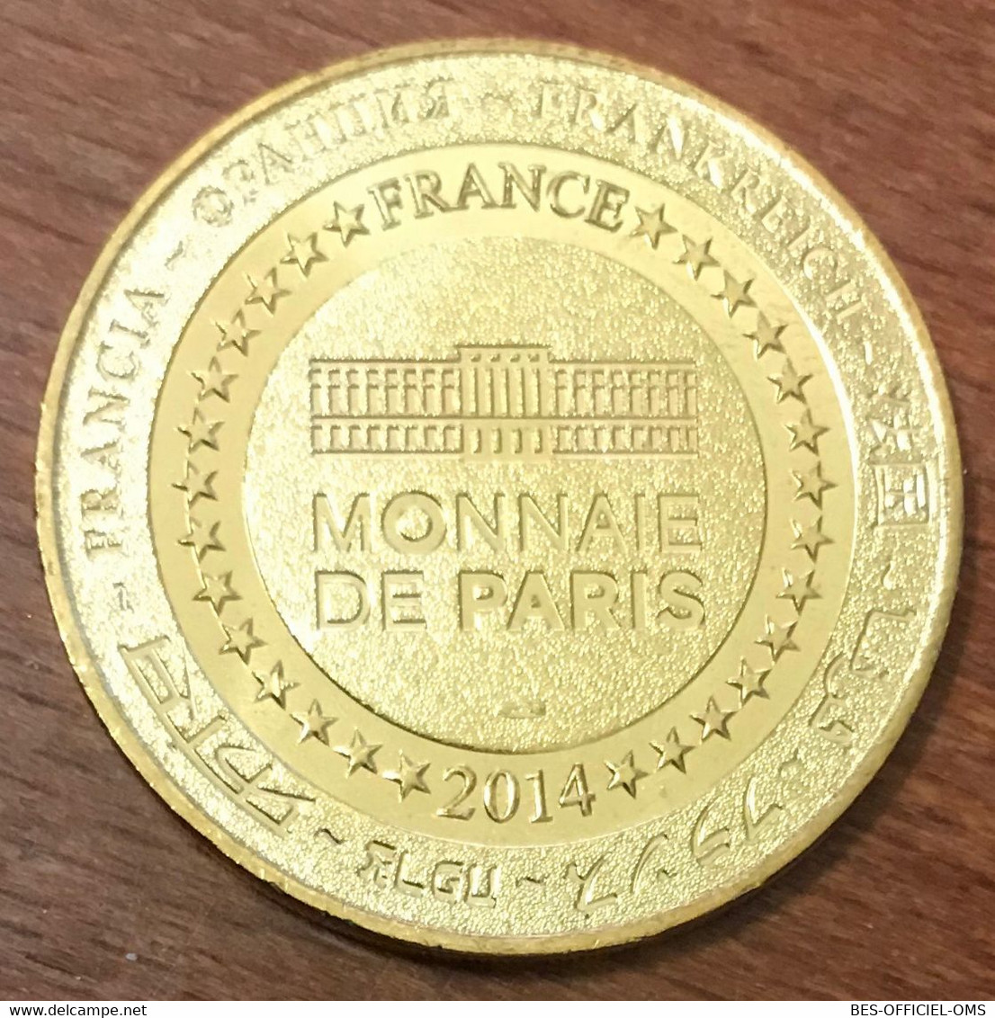 13 AUBAGNE LA STATUE DE ZEUS MDP 2014 MEDAILLE MONNAIE DE PARIS JETON TOURISTIQUE MEDALS COINS TOKENS - 2014