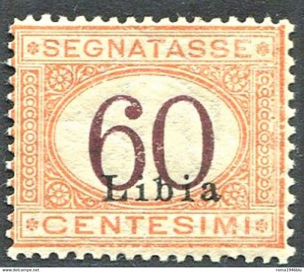 LIBIA 1925 SEGNATASSE 60 CENT. ** MNH - Libya