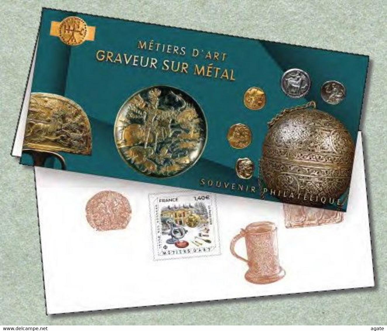 Souvenir Philatélique Graveur Sur Métal - Métiers D'art (2020) Neuf**sous Blister - Souvenir Blocks