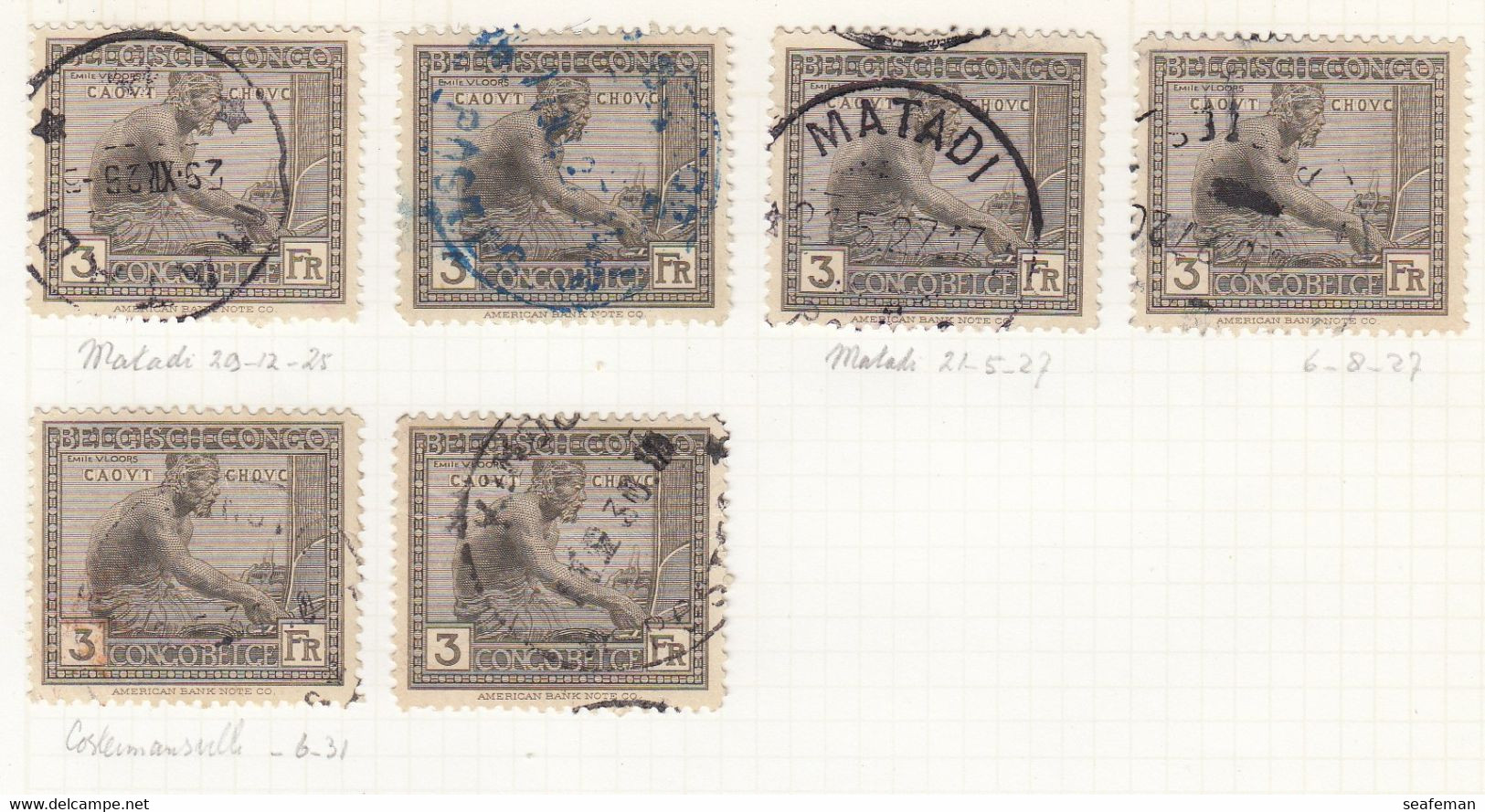 BELGIE-CONGO-many postmark + set Michel 14-25,27-29 [cw 275,00],see 96 scans [81BC]