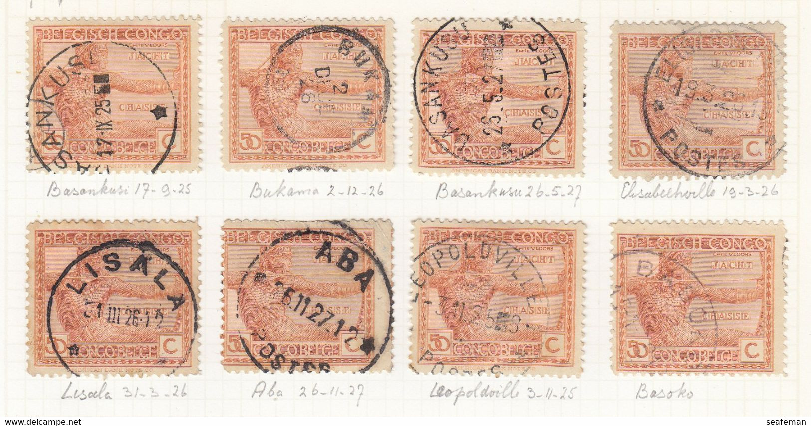 BELGIE-CONGO-many postmark + set Michel 14-25,27-29 [cw 275,00],see 96 scans [81BC]