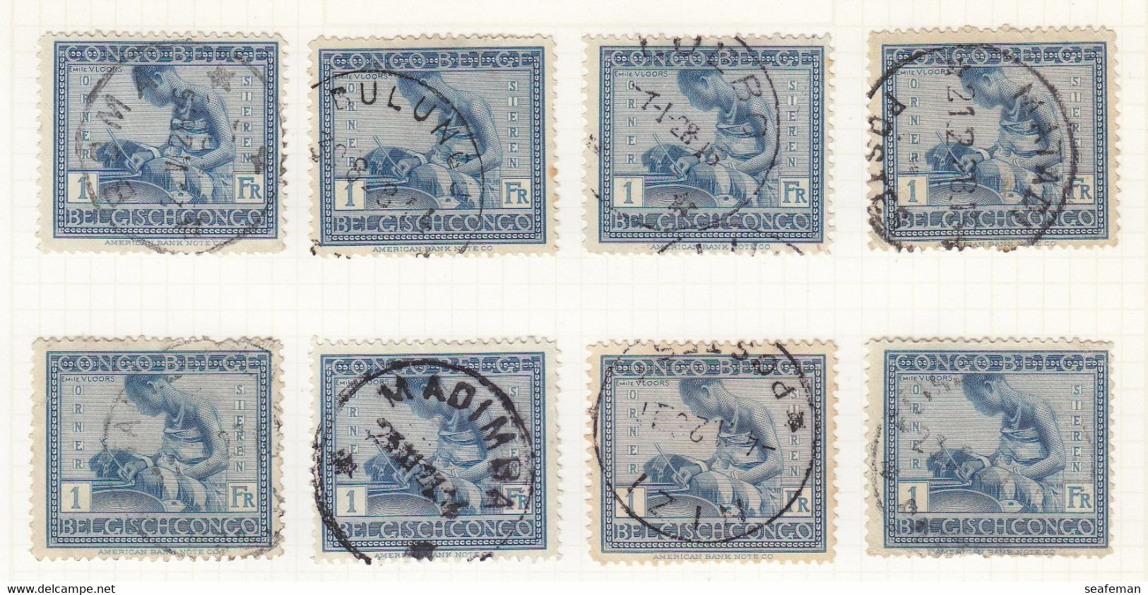 BELGIE-CONGO-many postmark + set Michel 14-25,27-29 [cw 275,00],see 96 scans [81BC]