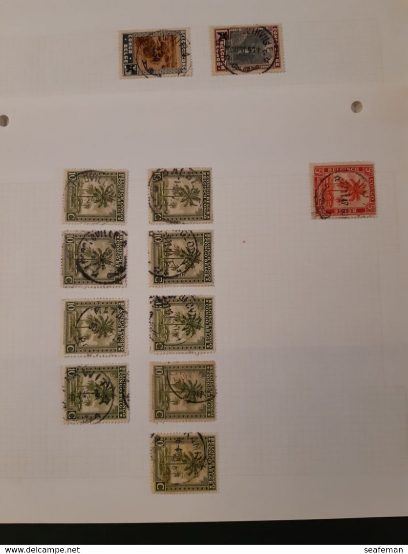 BELGIE-CONGO-many postmark + set Michel 14-25,27-29 [cw 275,00],see 96 scans [81BC]