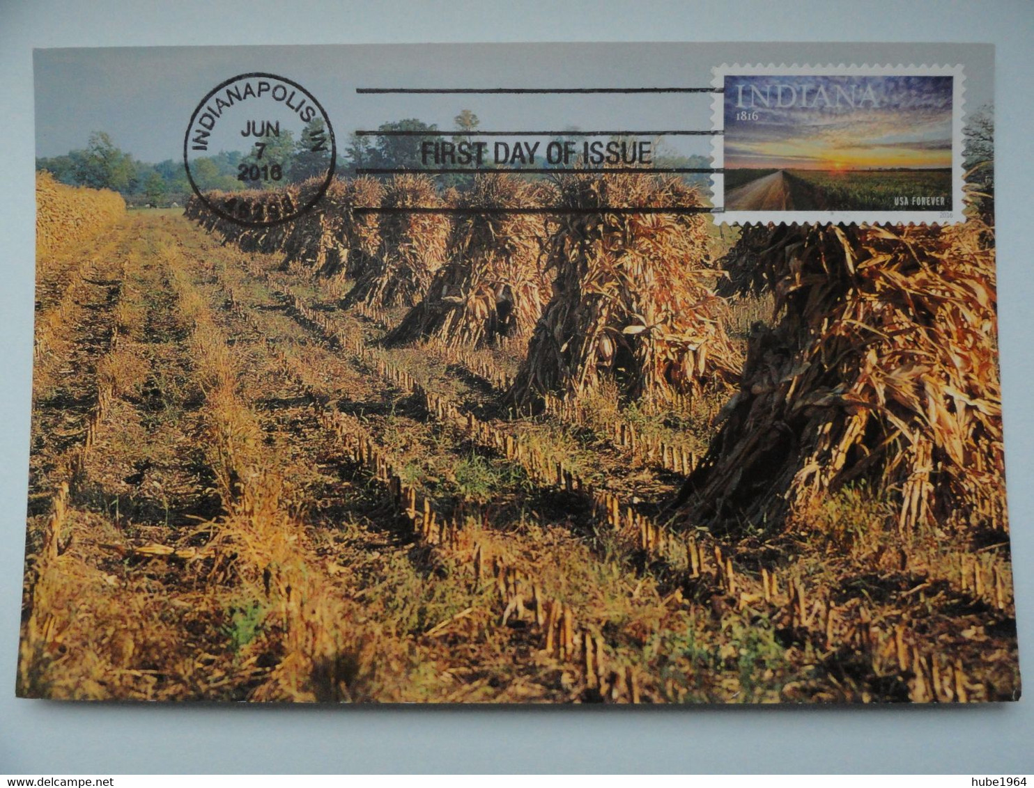 CARTE MAXIMUM CARD AMISH FARMS FERME ETATS UNIS - Agriculture