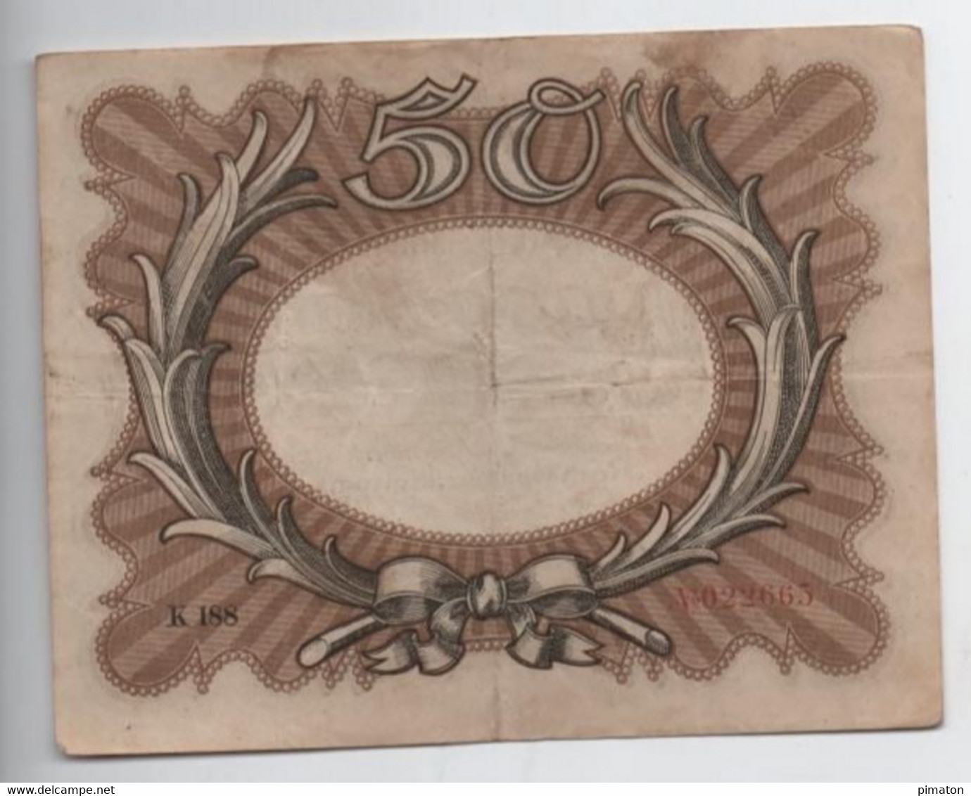 Billet De  50  MARK    30-11-1918 - 50 Mark