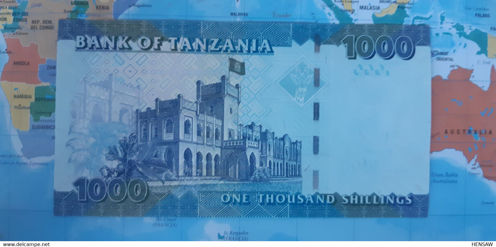 TANZANIA 1000 SHILLINGS 2019 P 41c UNC - Tansania