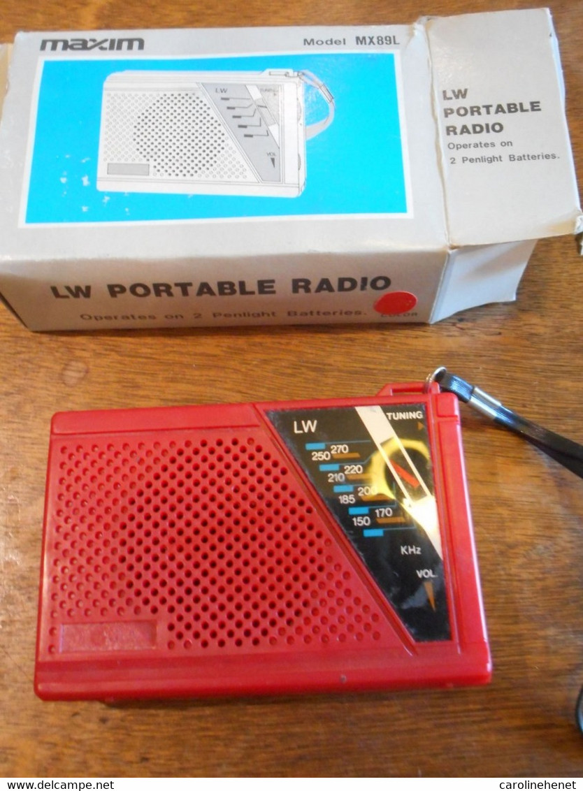 Radio Pocket MAXIM Dans Sa Boite - Apparatus