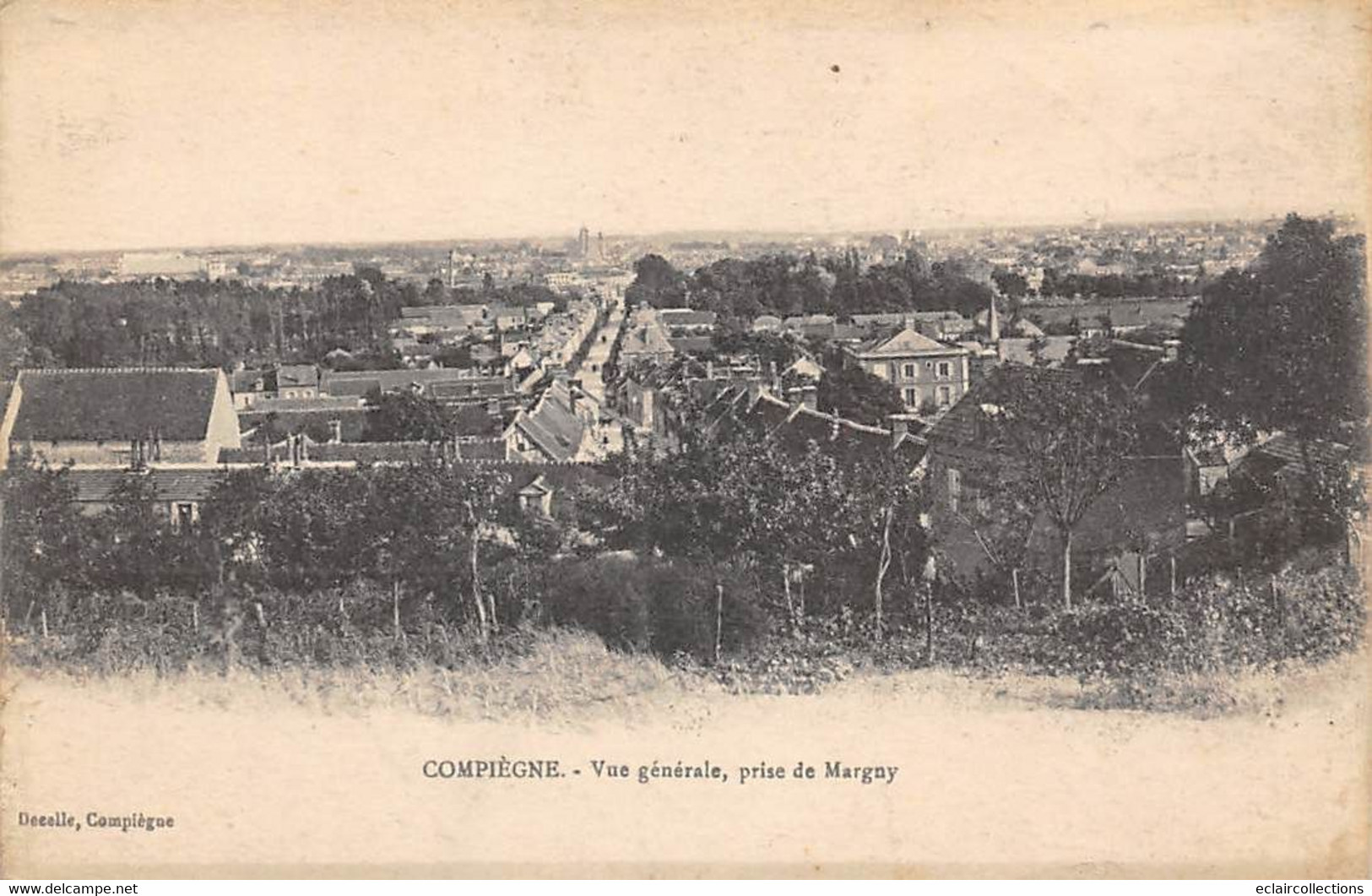 Compiègne         60         Vue Générale Prise De Margny      (voir Scan) - Compiegne